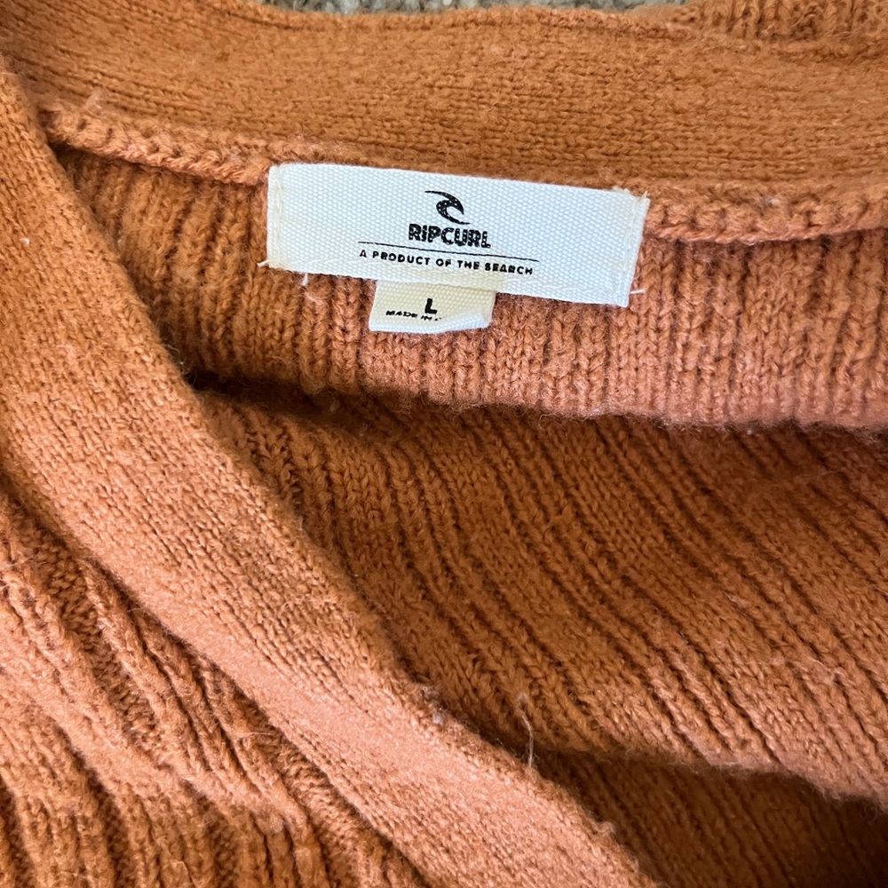 Orange Ripcurl Knit Cardigan - Picture 2 of 2